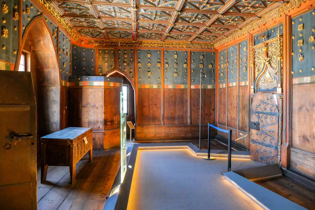 forteresse de Hohensalzburg salzbourg autriche pièces d’habitation des princes (fürstenzimmer)