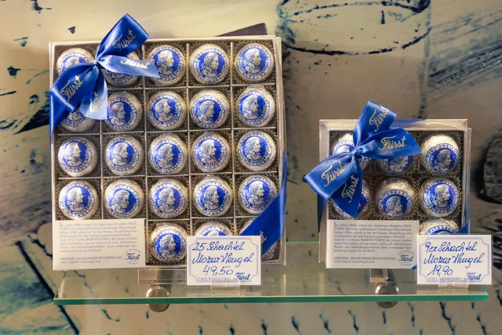 boite de boules de mozart chocolatier furst