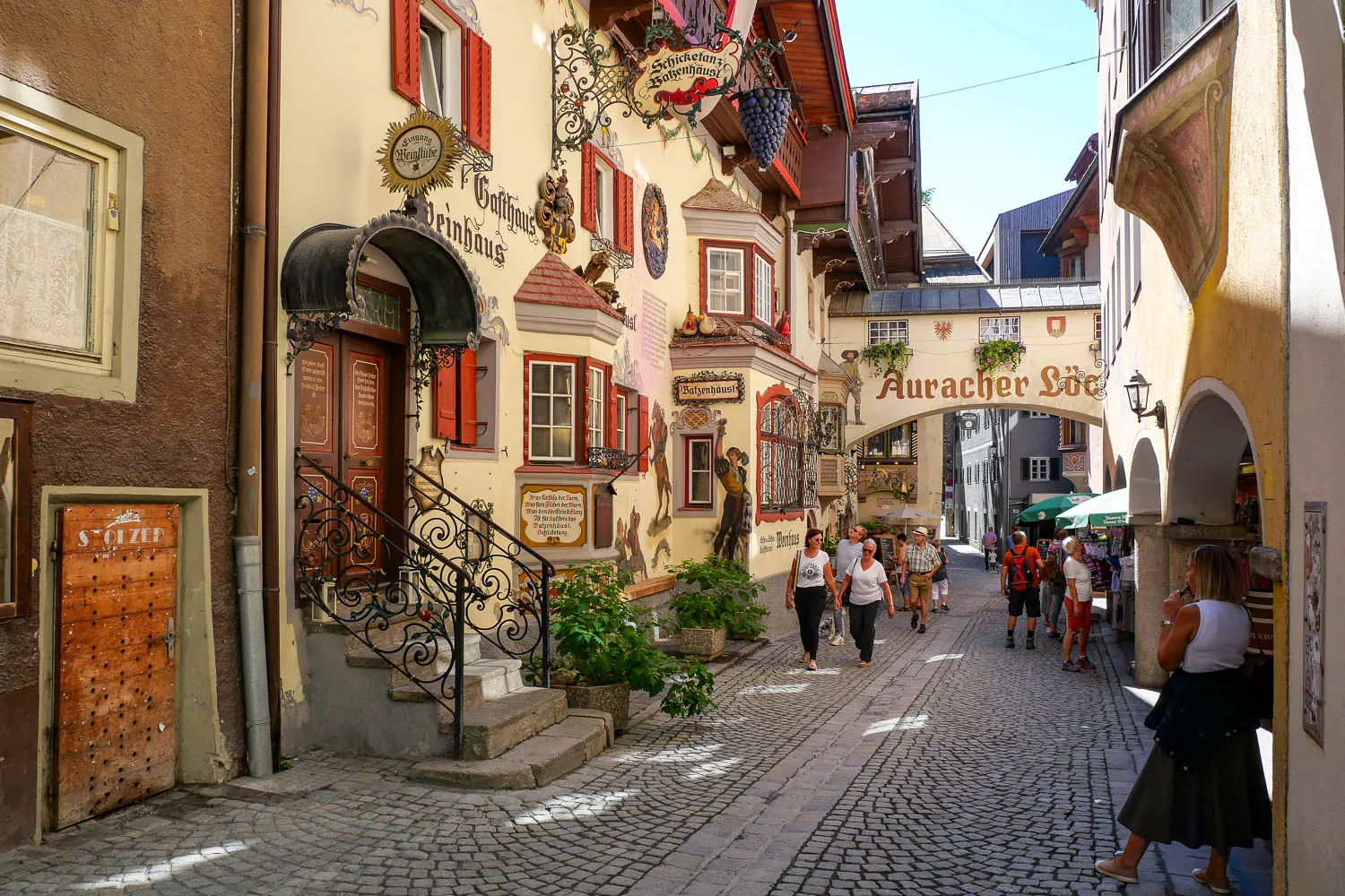 Kufstein rue médiévale historique Römerhofgasse Autriche