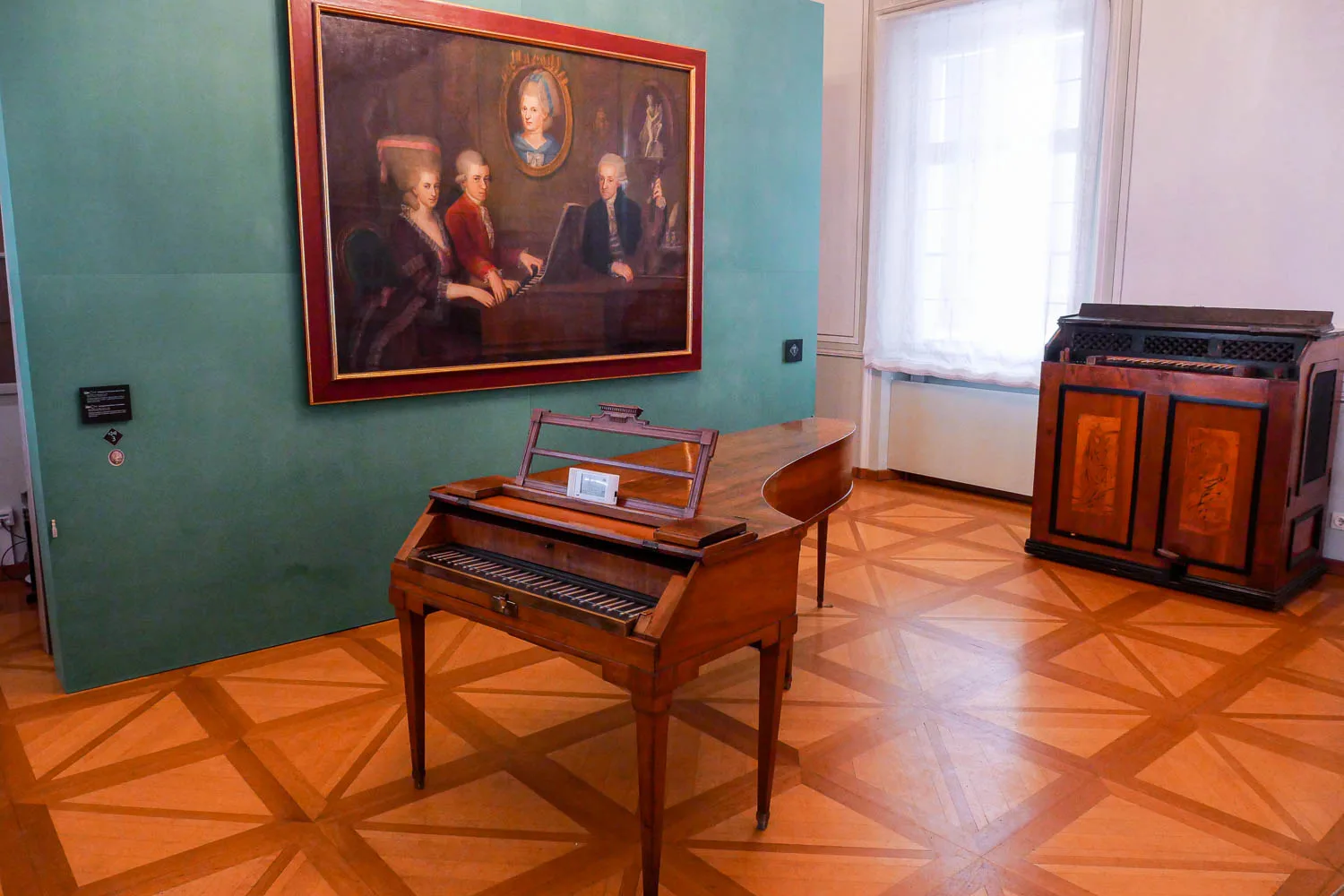 pianoforte musée maison de mozart Wohnhaus salzbourg autriche
