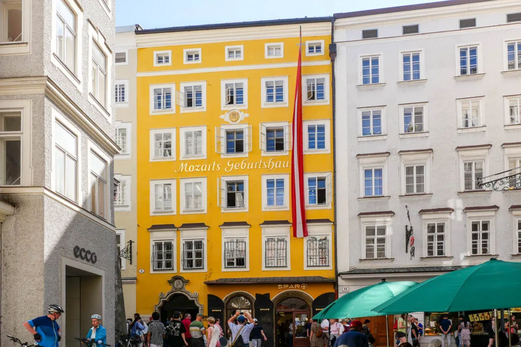 Musée maison natale Mozart Salzbourg Autriche