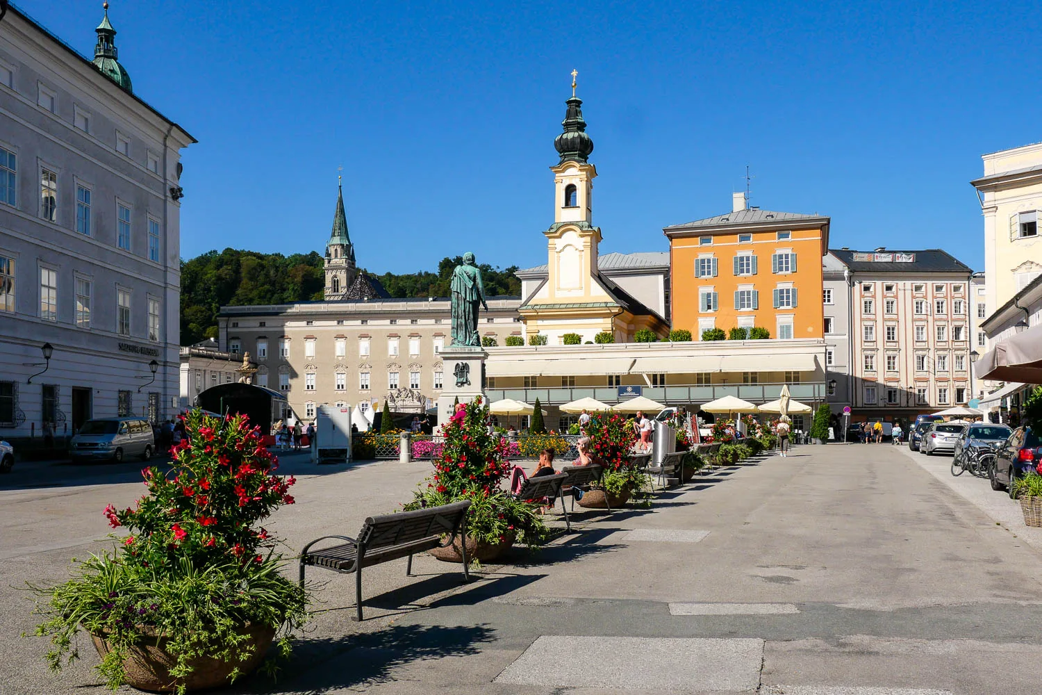 Mozart Platz que faire à Salzbourg Autriche