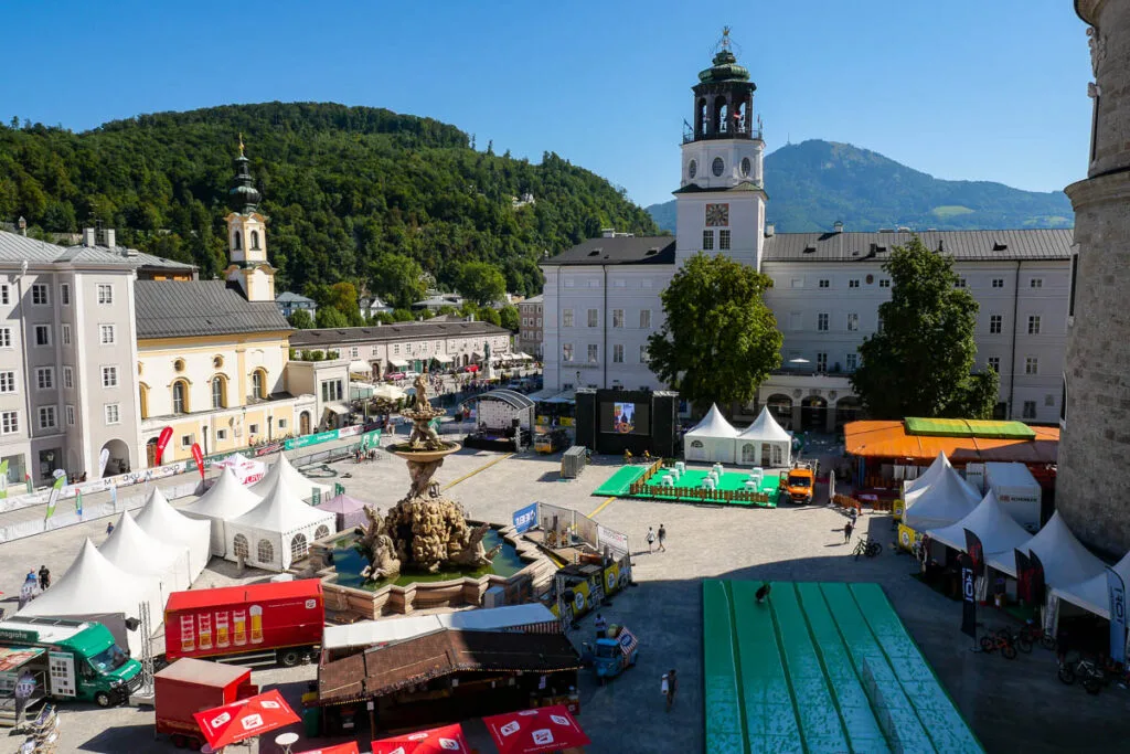Residenzplatz Salzbourg Autriche