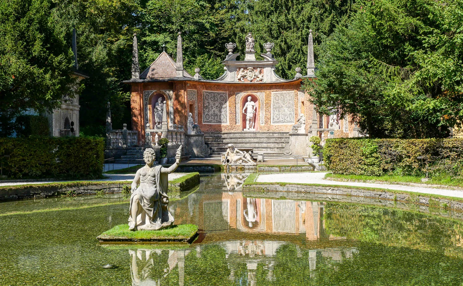 Théâtre romain château de Hellbrunn Autriche
