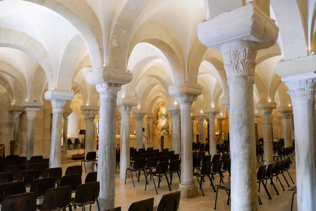Crypt of Otranto Cathedral in Puglia Italy