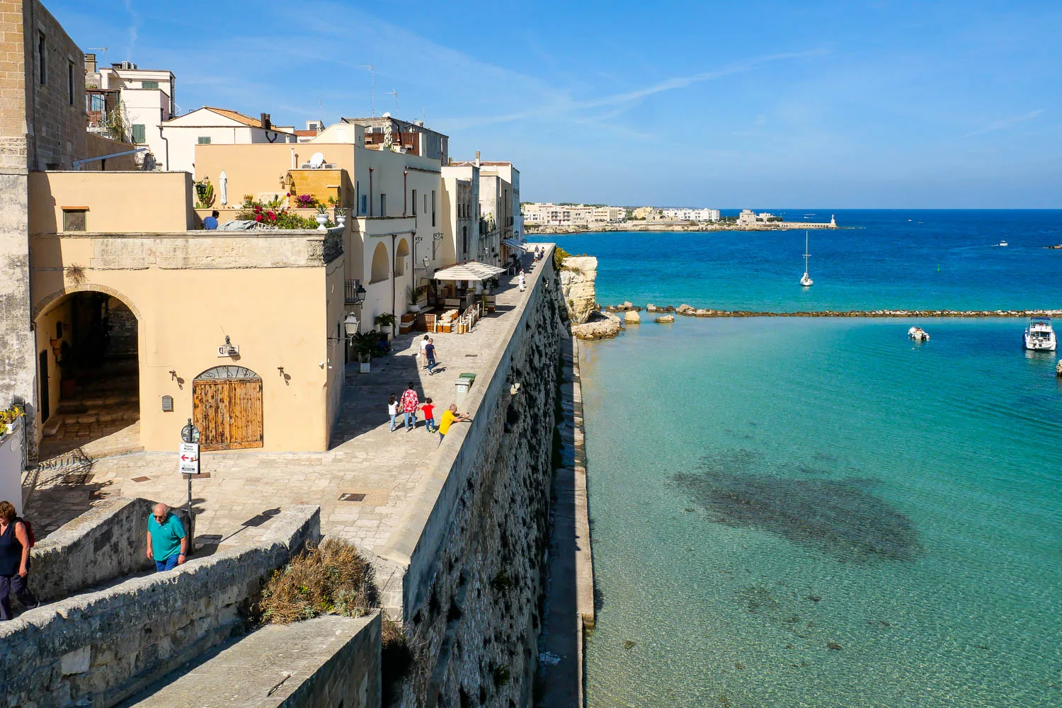 Walk on the city walls things to do in Otranto Italy