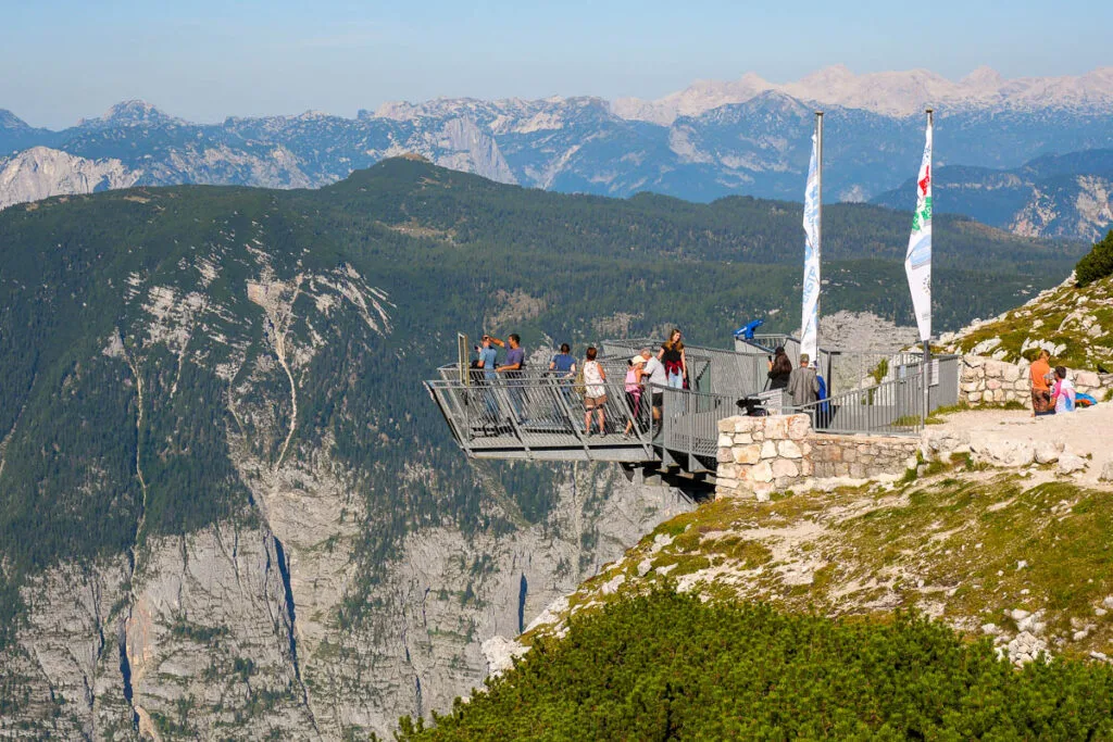 Plateforme 5 fingers Dachstein Krippenstein Autriche
