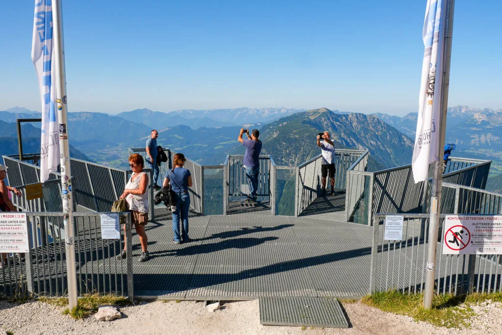 Plateforme 5 fingers Dachstein Krippenstein Autriche