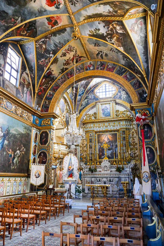 Interior of Santa Maria della Purità Church Gallipoli Puglia Italy