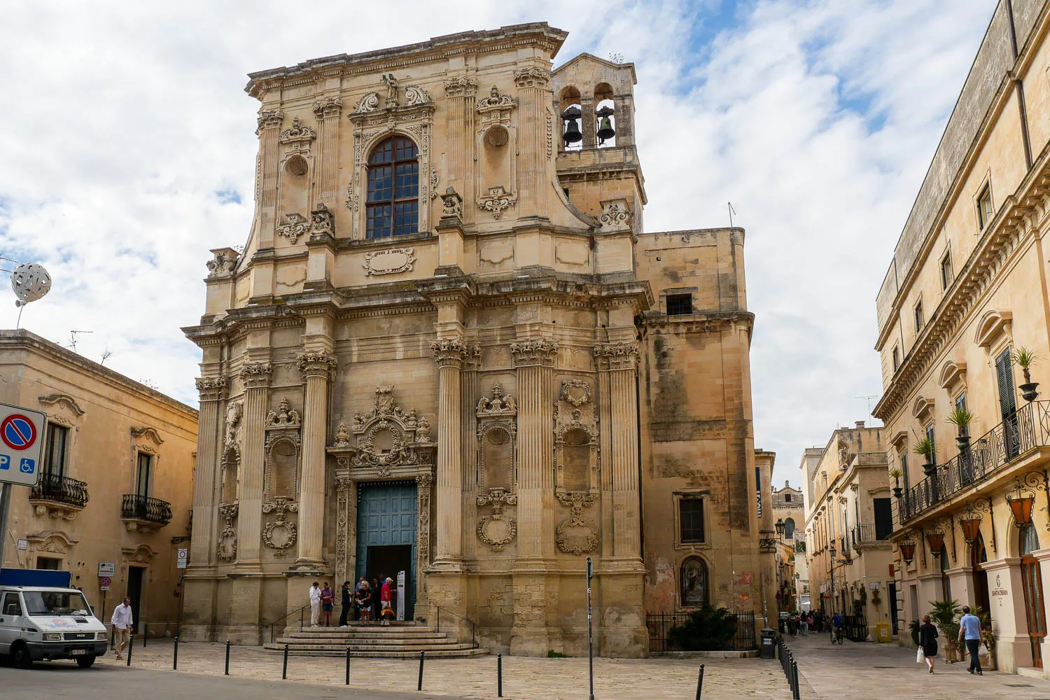 Lecce Italy Santa Chiara Church façade