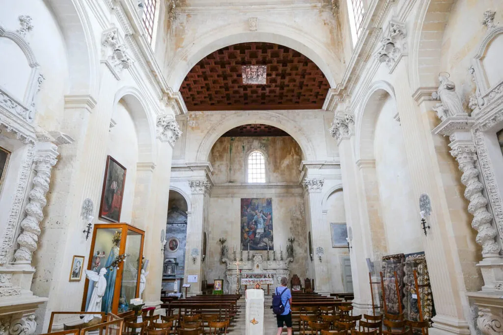 interior Santa Maria della Grazia Church Lecce