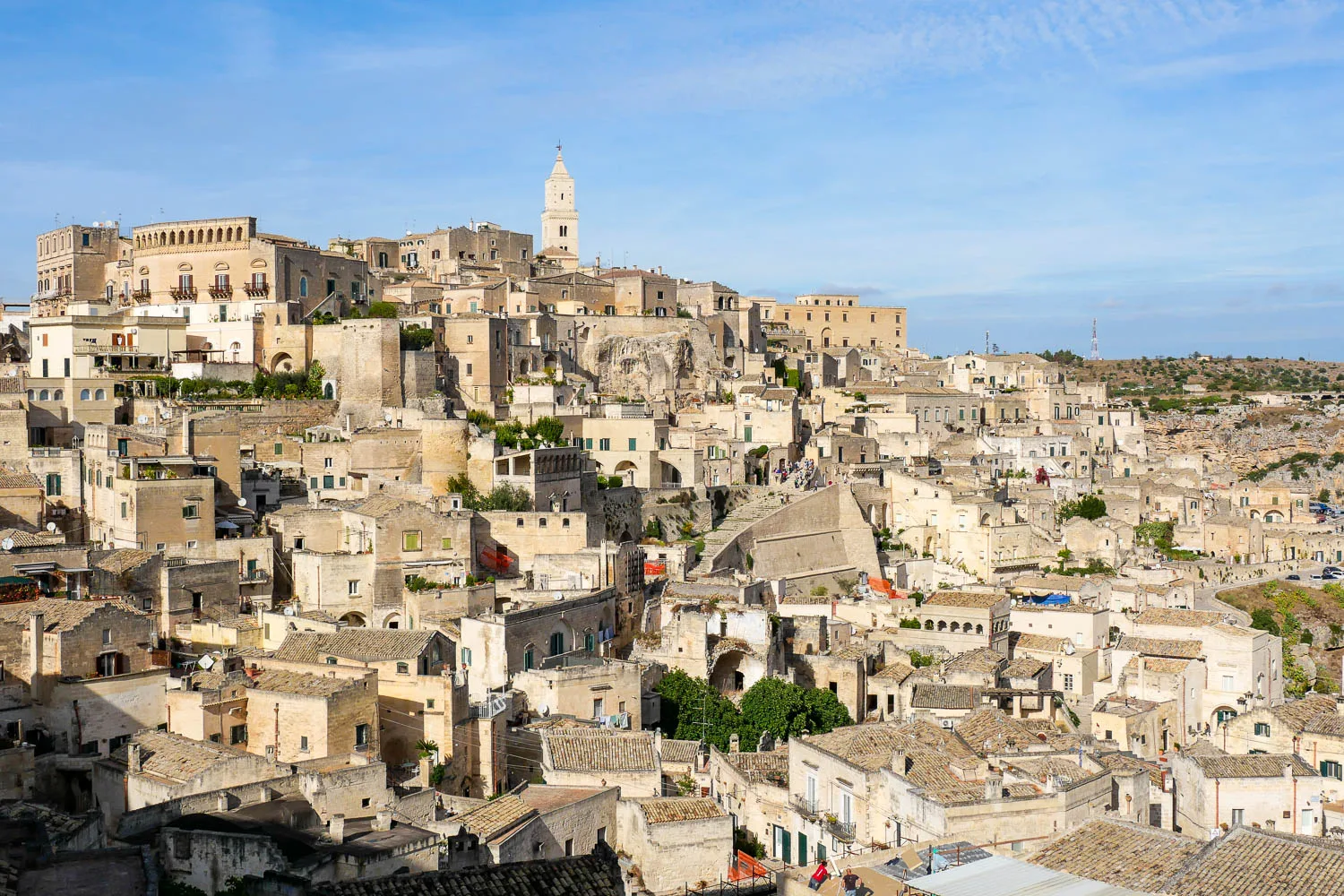 Belvedere Giovanni Pascoli viewpoint panorama Matera Italy