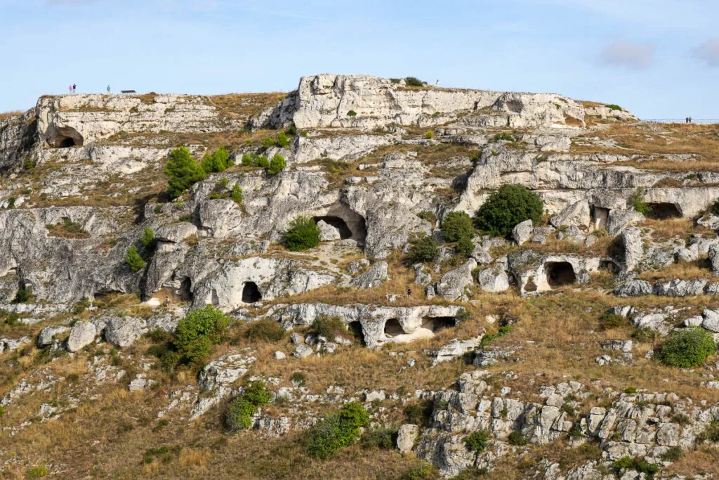 Cave dwellings Matera Italy