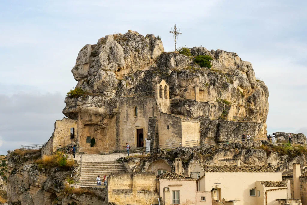 Cave church Chiesa Madonna de Idris e San Giovanni in Monterrone Matera Italy