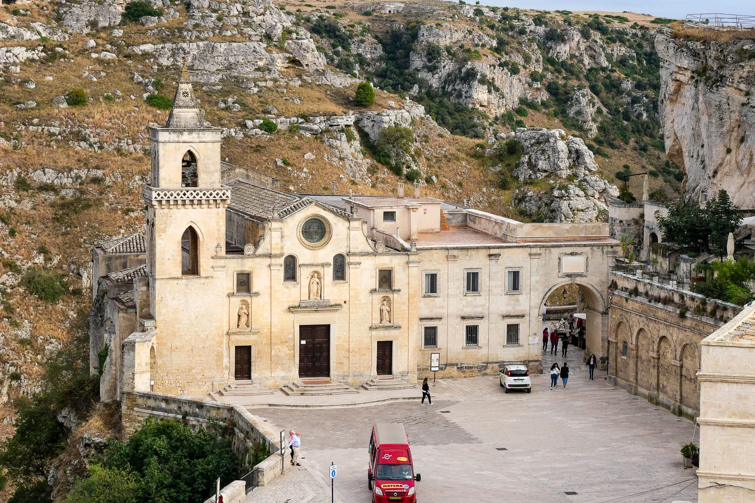 Church of San Pietro Caveoso Matera Italy