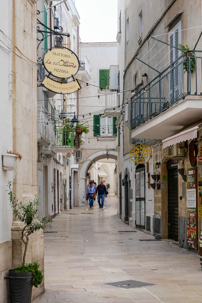 Things to do in Monopoli Italy street historic center old town