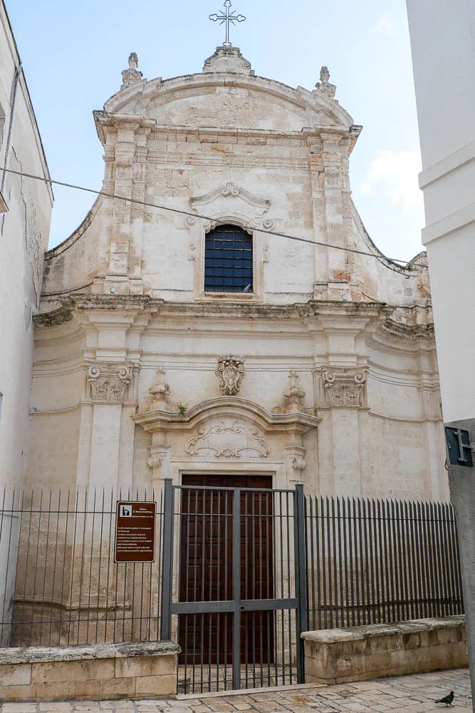 Monopoli Church of Santa Maria degli Amalfitani Italy