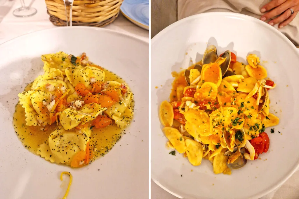 Où manger à Monopoli Italie plats pâtes primi