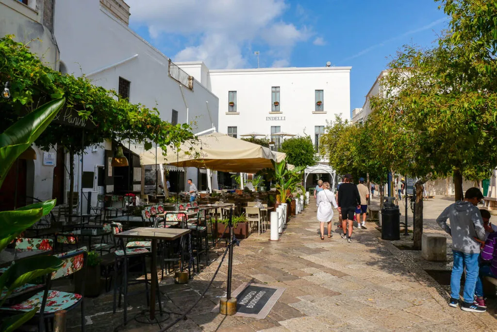 What to do in Monopoli Italy Piazza Garibaldi