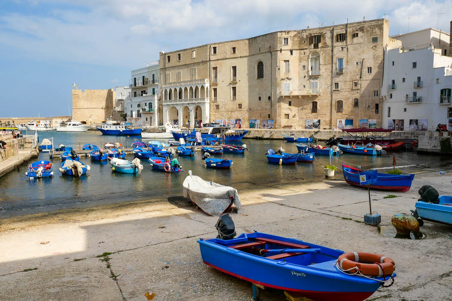 Porto antico old port Monopoli Puglia Italy