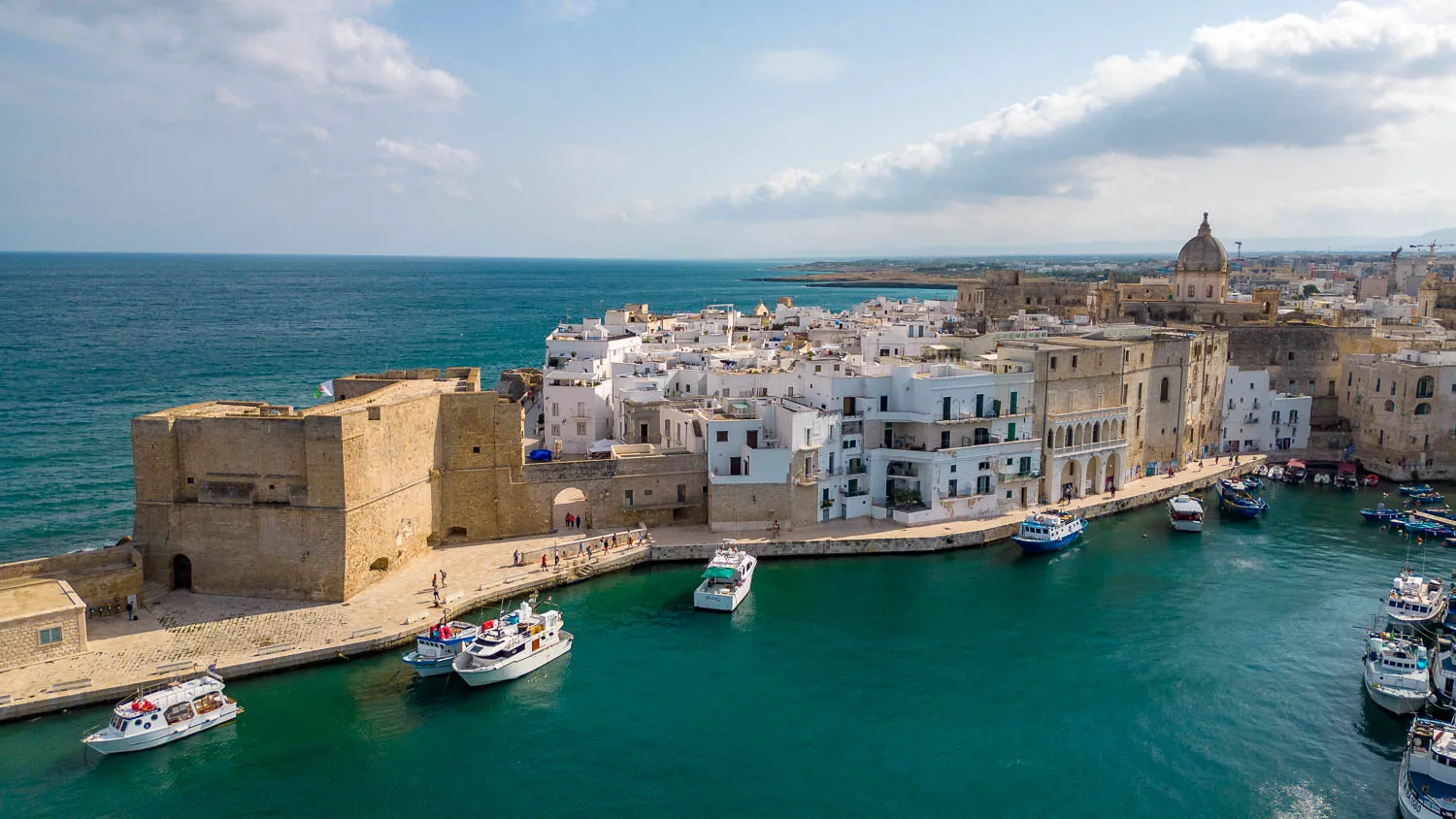 Monopoli Italy aerial photo drone view