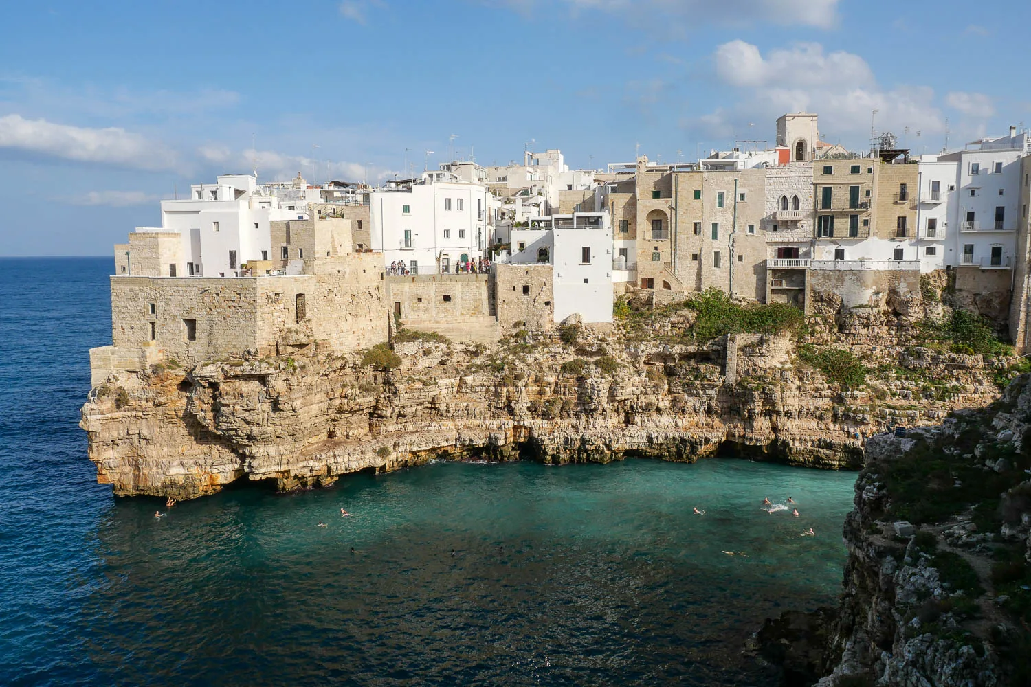 Panorama Polignano a Mare Pouilles Italie