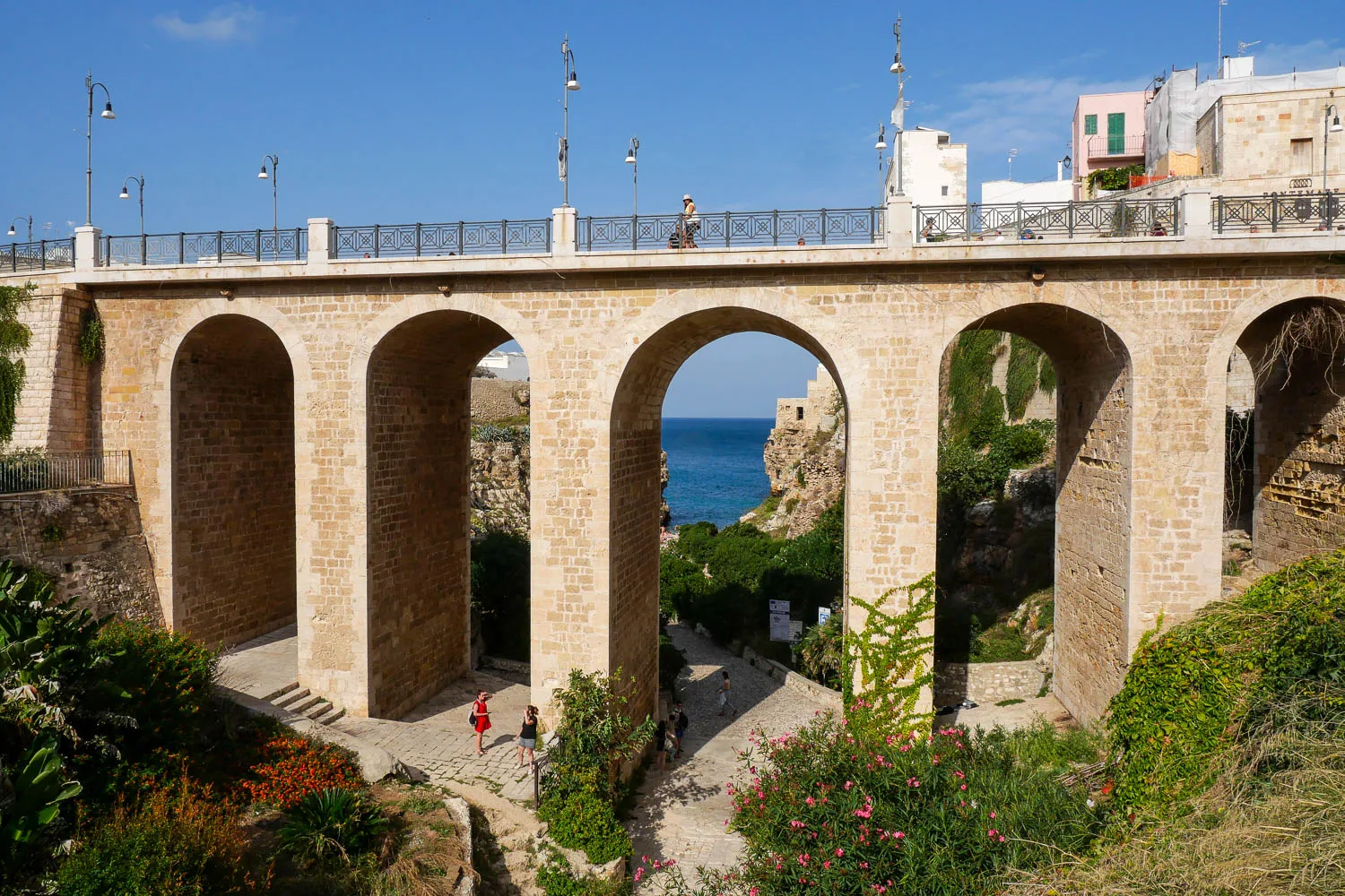 Polignano a Mare pont Lama Monachile Italie