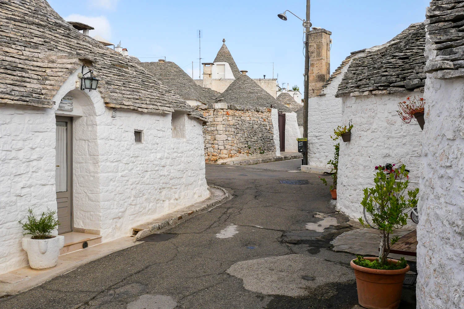 Visiting Alberobello Trulli of Rione Aia Piccola Puglia Italy