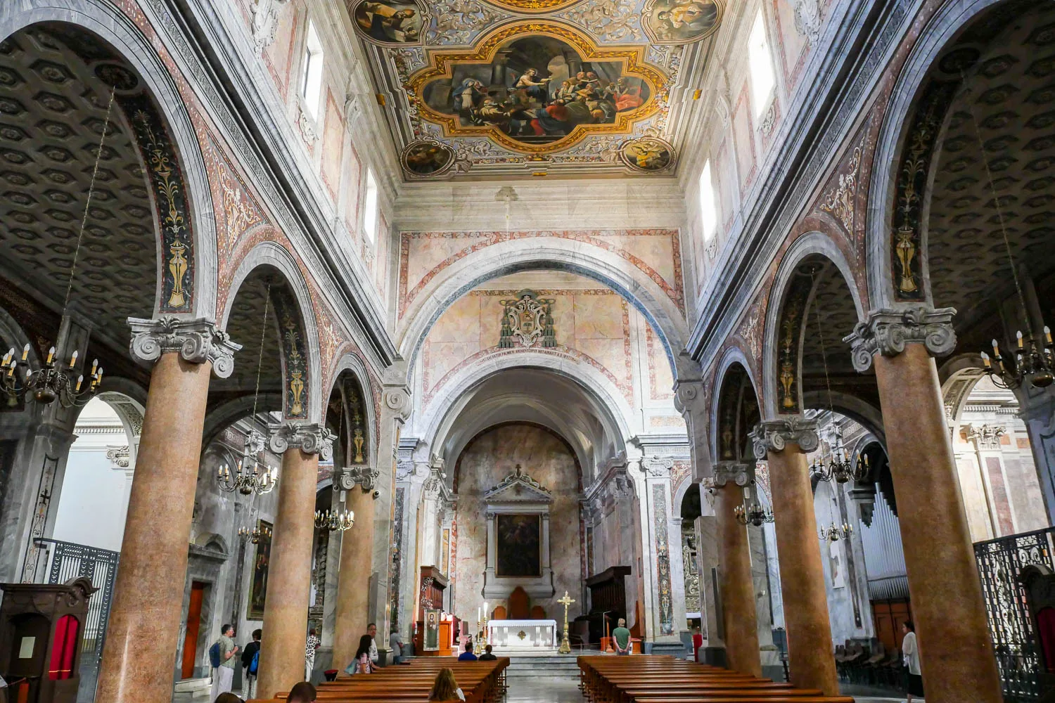 Interior of Santa Maria Assunta Cathedral Ostuni Italy