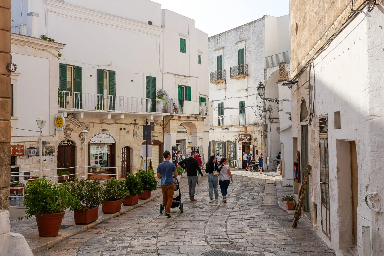 what to do in Ostuni historic center street old town Puglia Italy