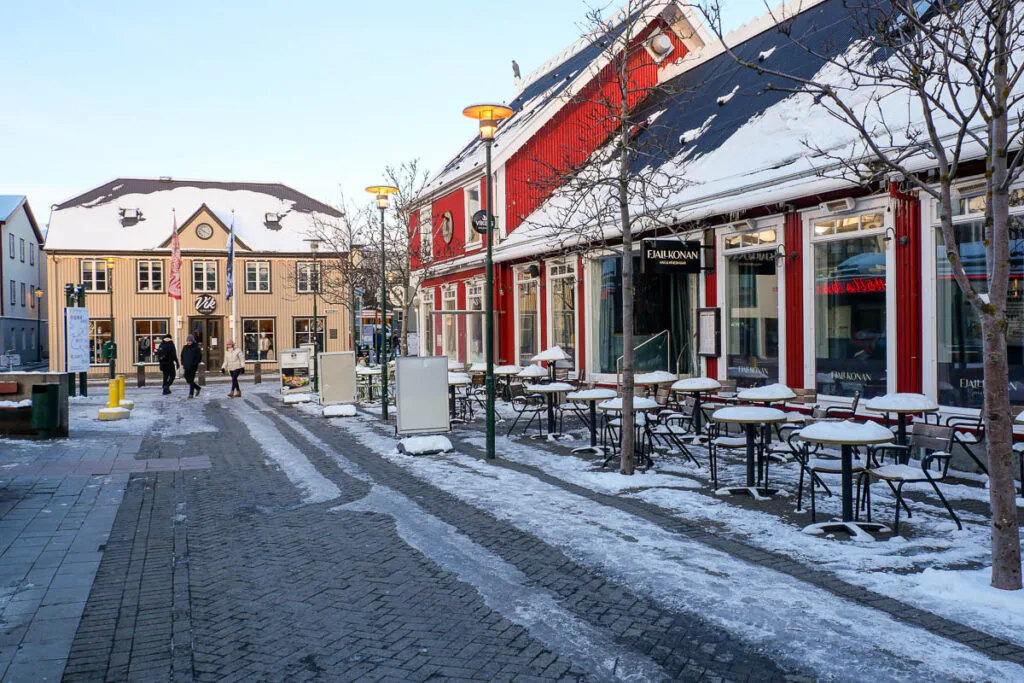 Vieux Reykjavik en hiver Islande