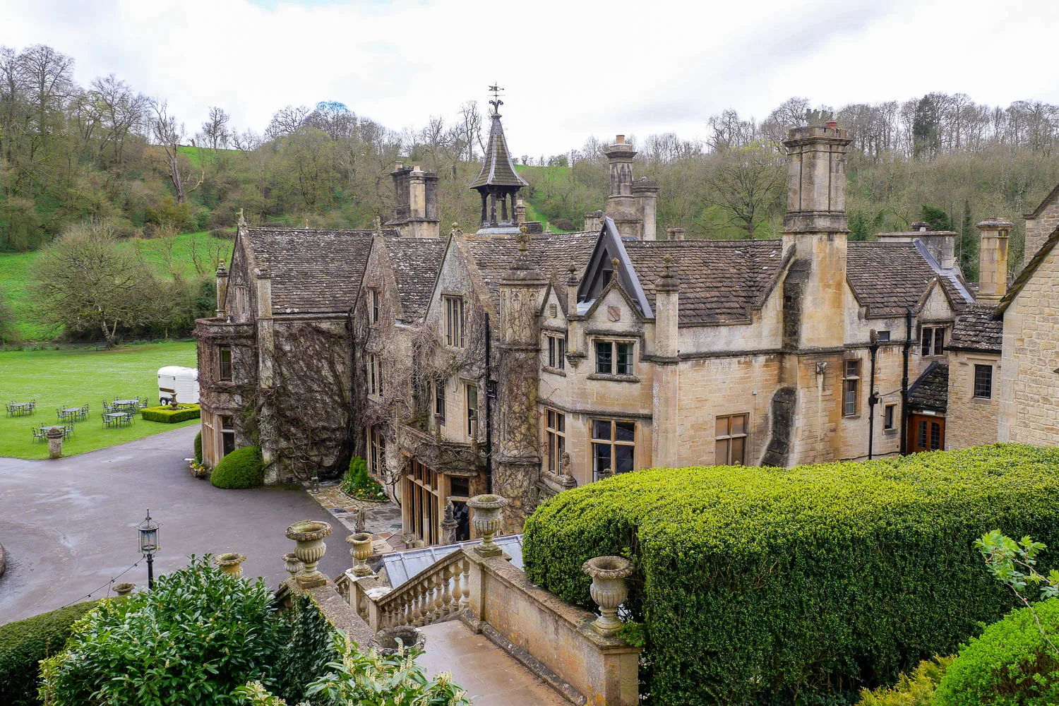 Hôtel château Manor House Castle Combe Angleterre