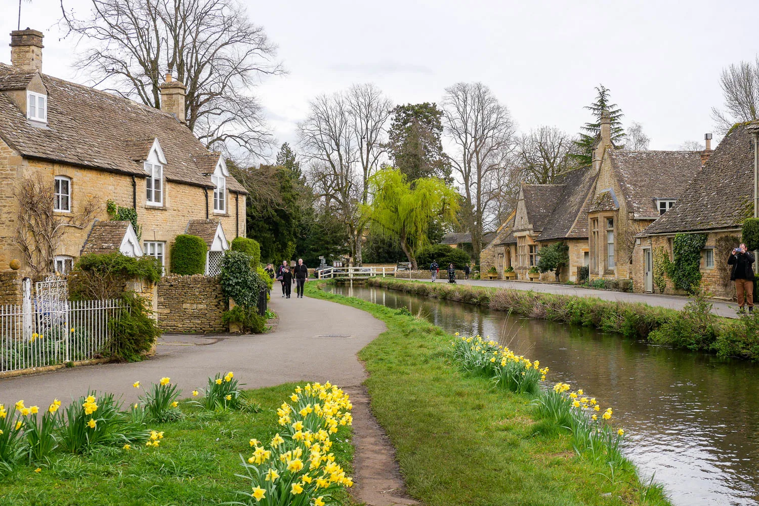 Lower Slaughter village Cotswolds Angleterre