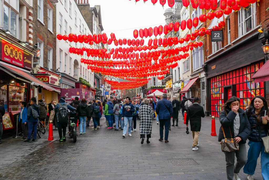 Chinatown lanterne lampion quartier chinois Londres Angleterre