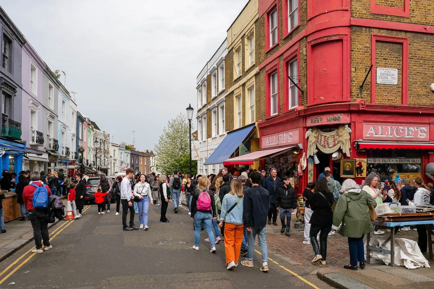 Marché Portobello road market Londres