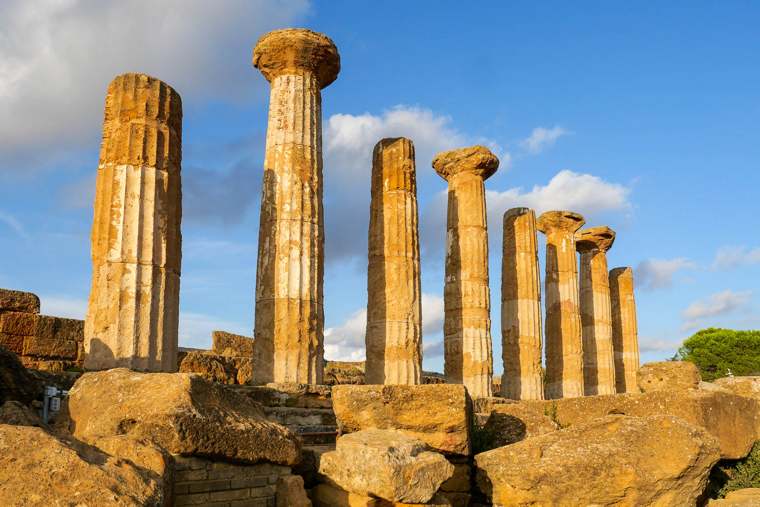 Temple d'Hercule ou d'Héraclès parc archéologique que faire à Agrigente Italie