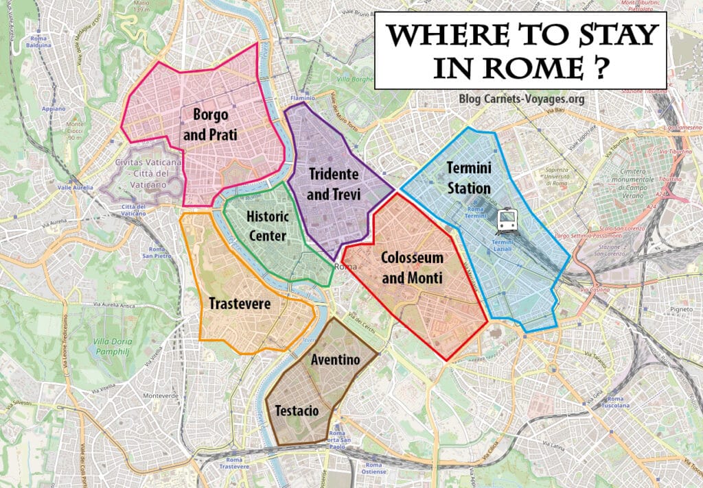 Where to stay in Rome Italy best areas for accommodation
