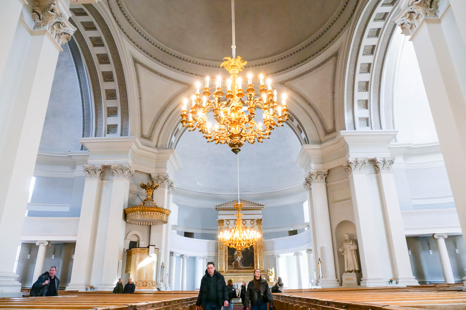 Intérieur de la cathédrale luthérienne d'Helsinki