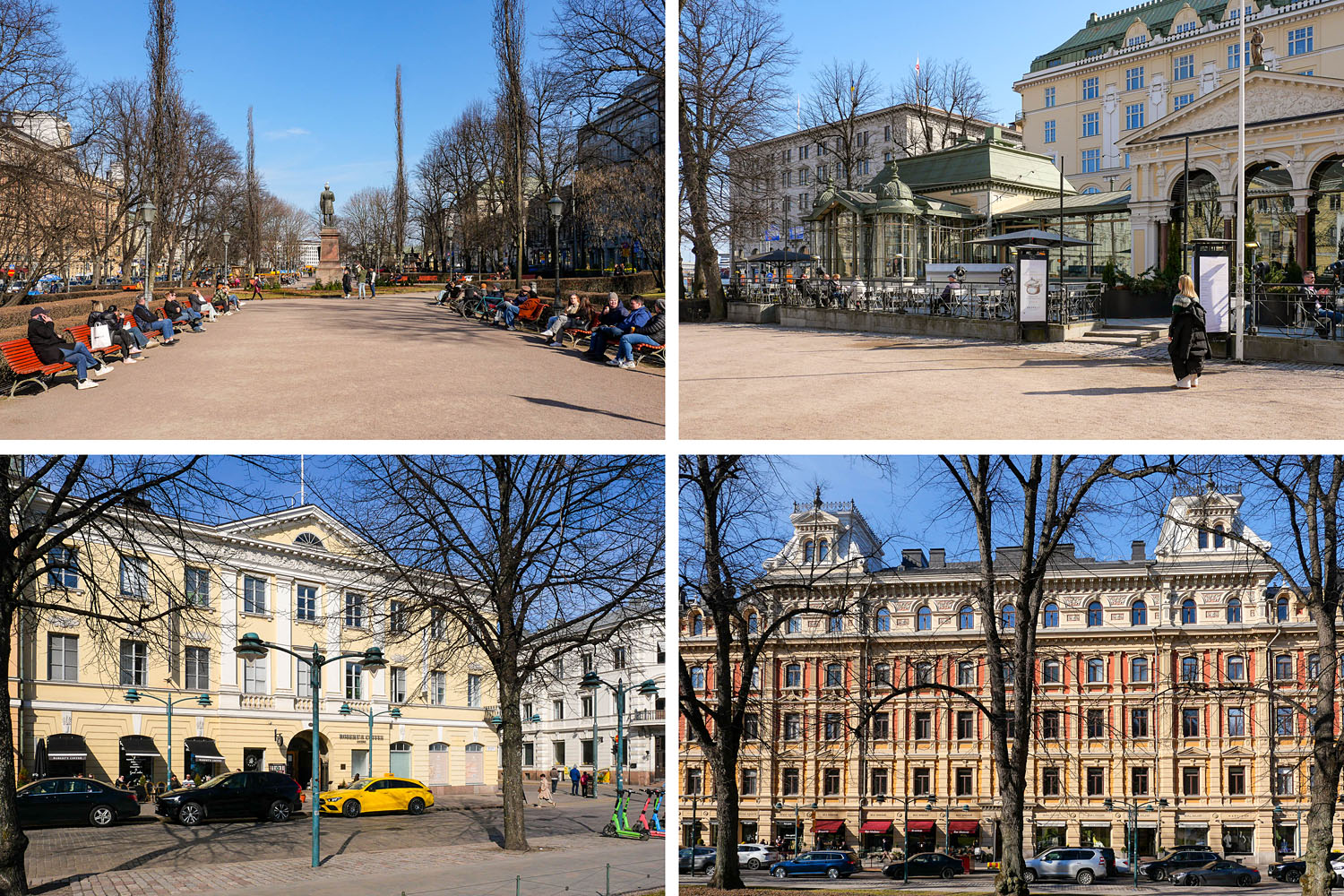 Parc de l'Esplanade que faire à Helsinki Finlande