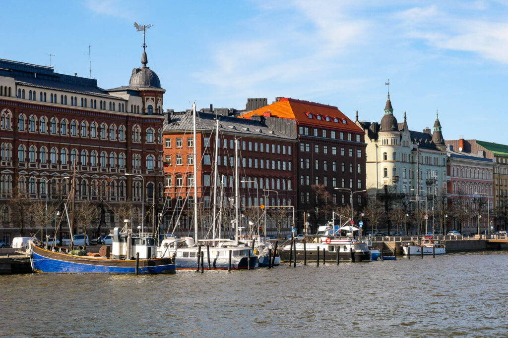Quartier Norra hamnen port Helsinki Finlande