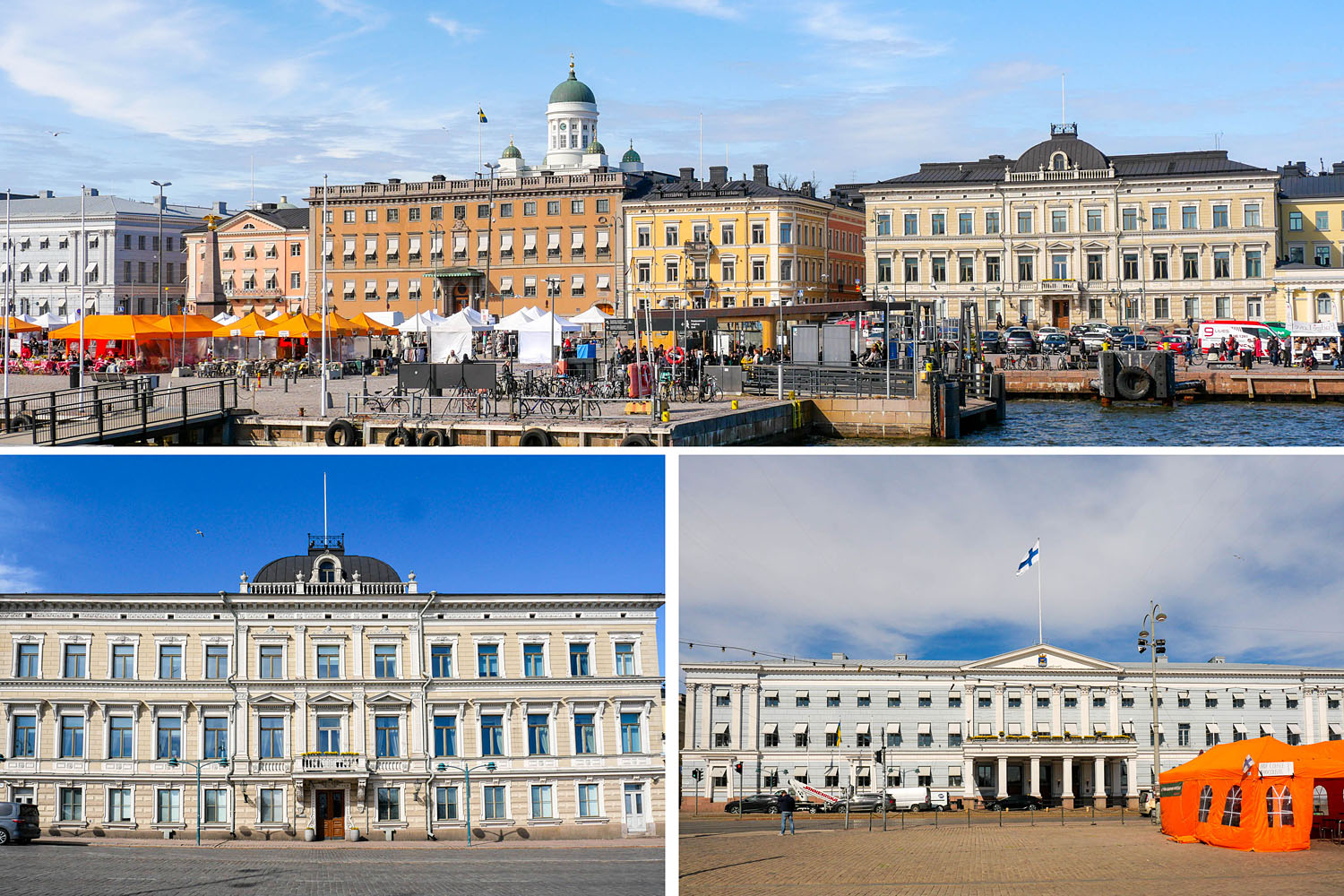 Place du Marché visiter Helsinki Finlande