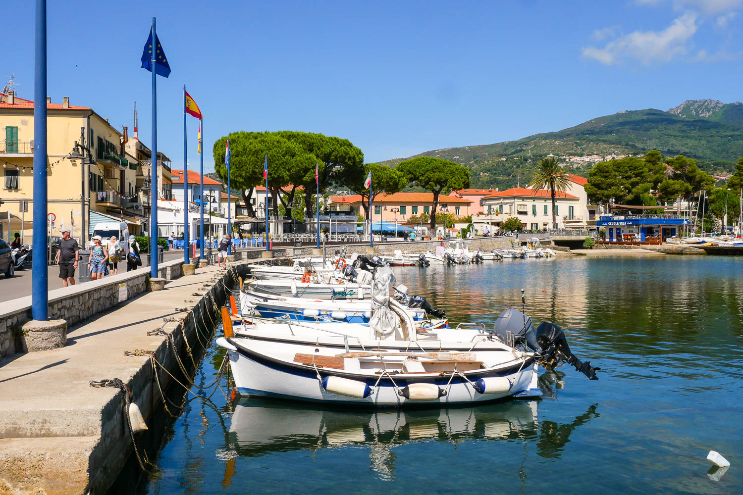 Port de Marina di Campo que faire sur l'ile d'Elbe