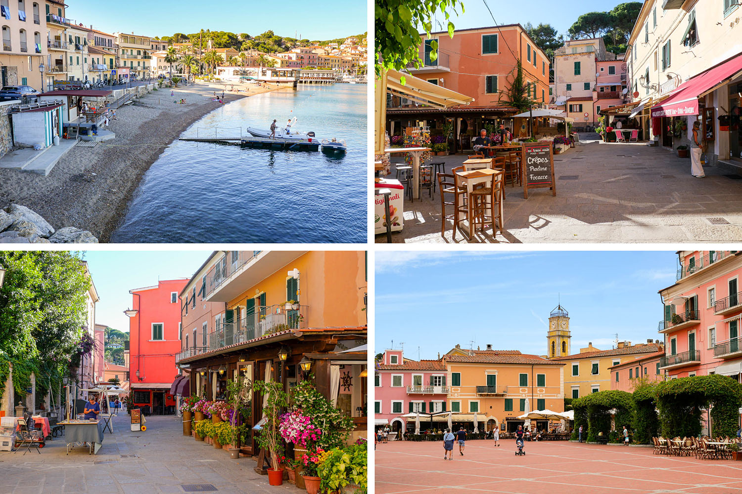 Village de Porto Azzurro ile d'Elbe