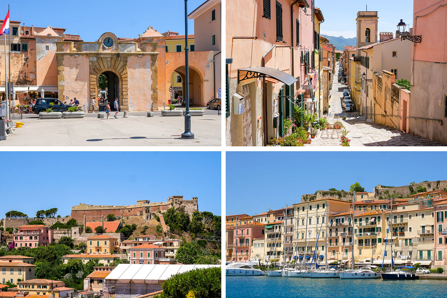 Centre historique Portoferraio île d'Elbe Italie