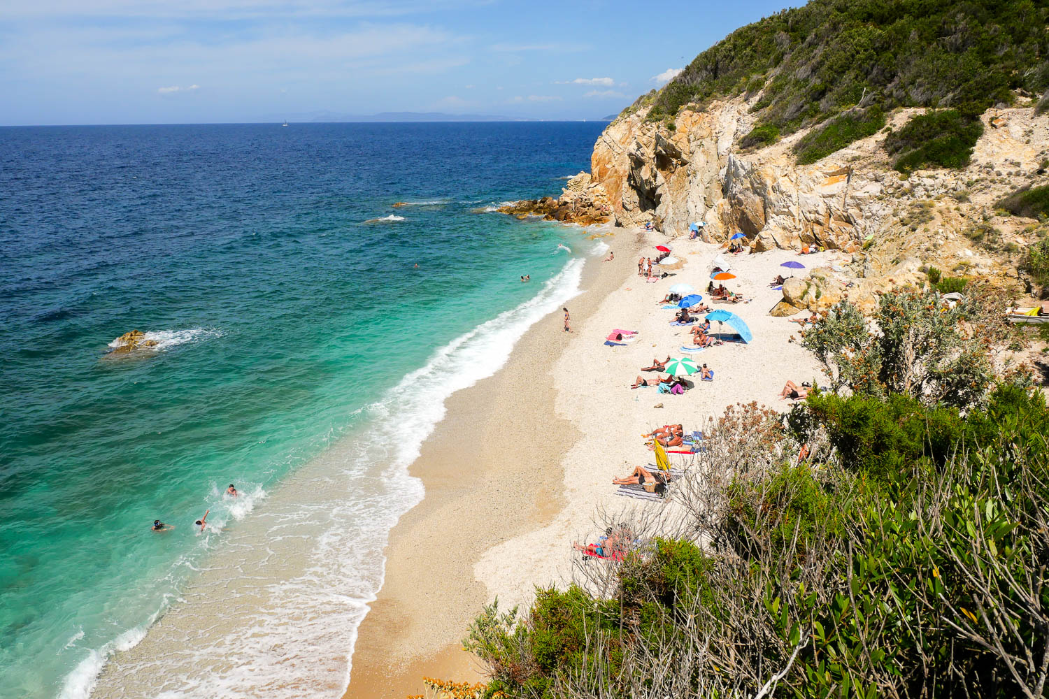 Spiaggia La Sorgente plage île d'Elbe Italie
