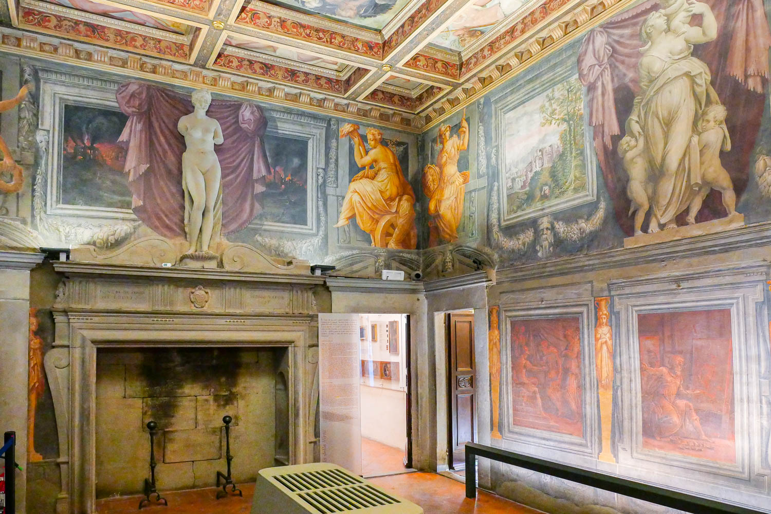 Musée Casa Vasari Arezzo salle de la Vertu