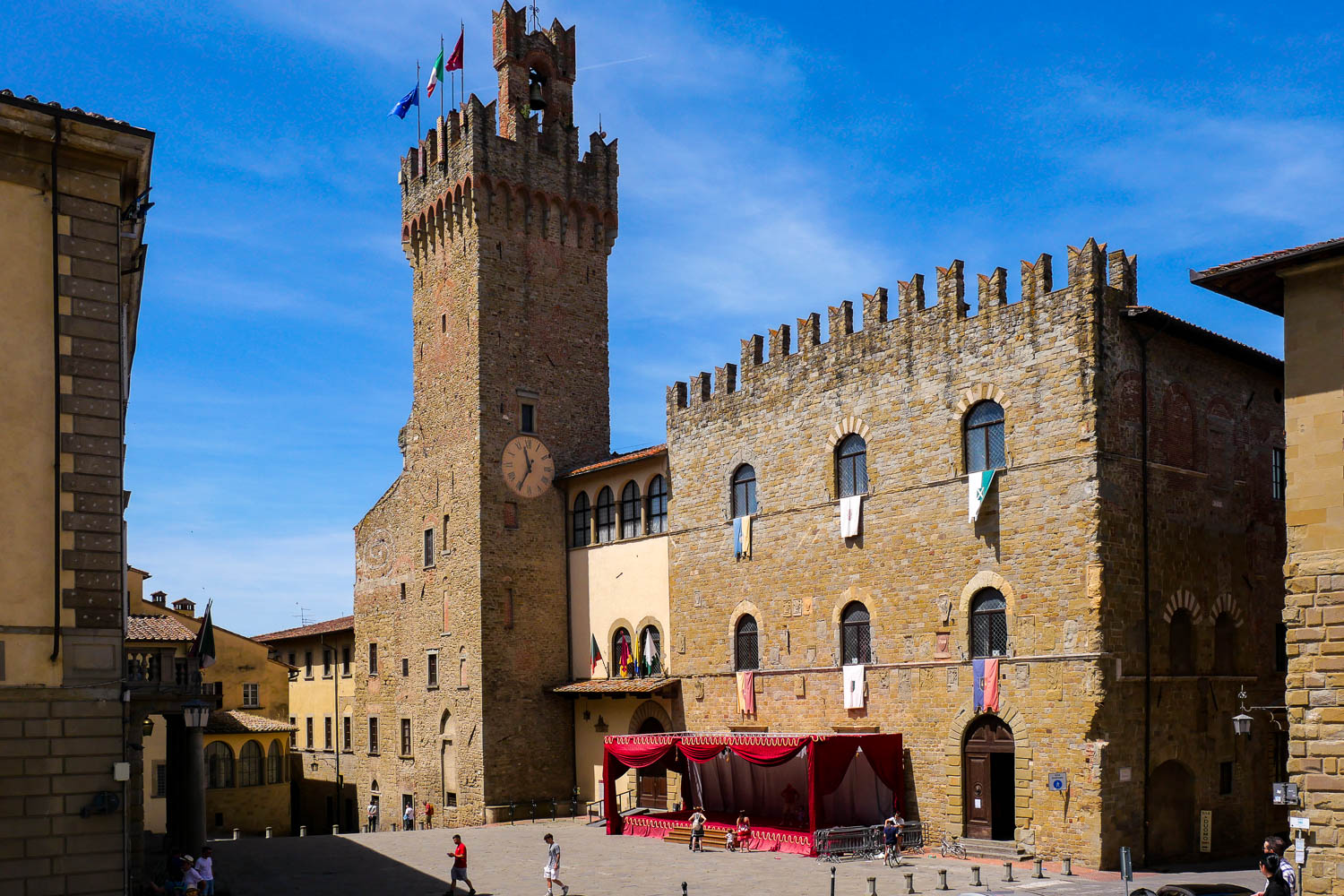 Palazzo comunale que faire à Arezzo Italie Toscane