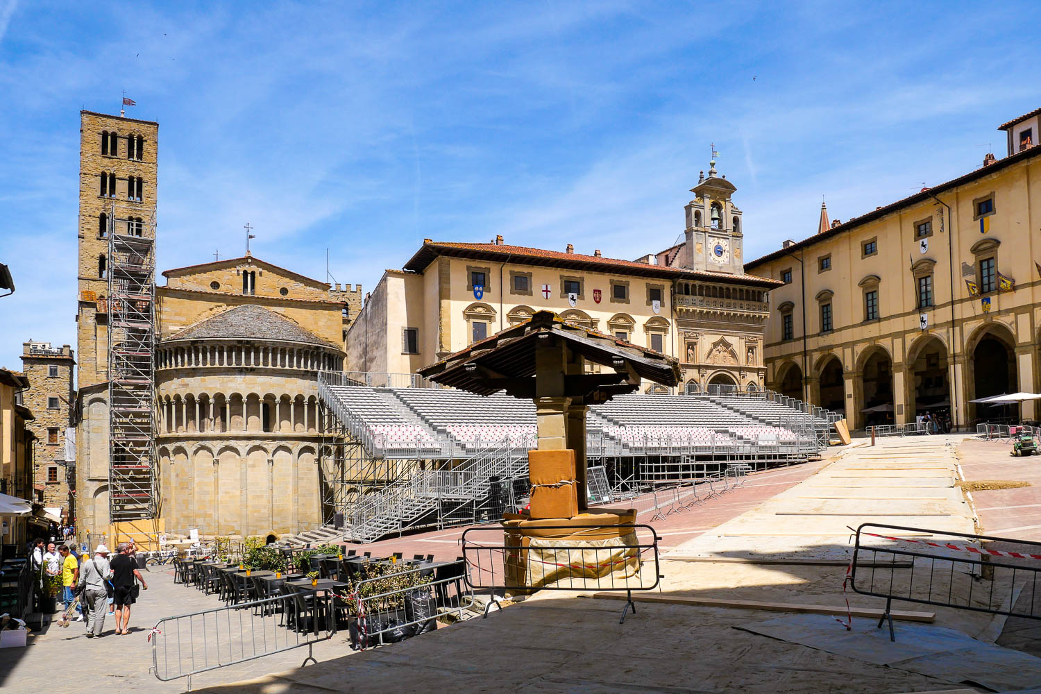 Piazza Grande Arezzo Toscane Italie