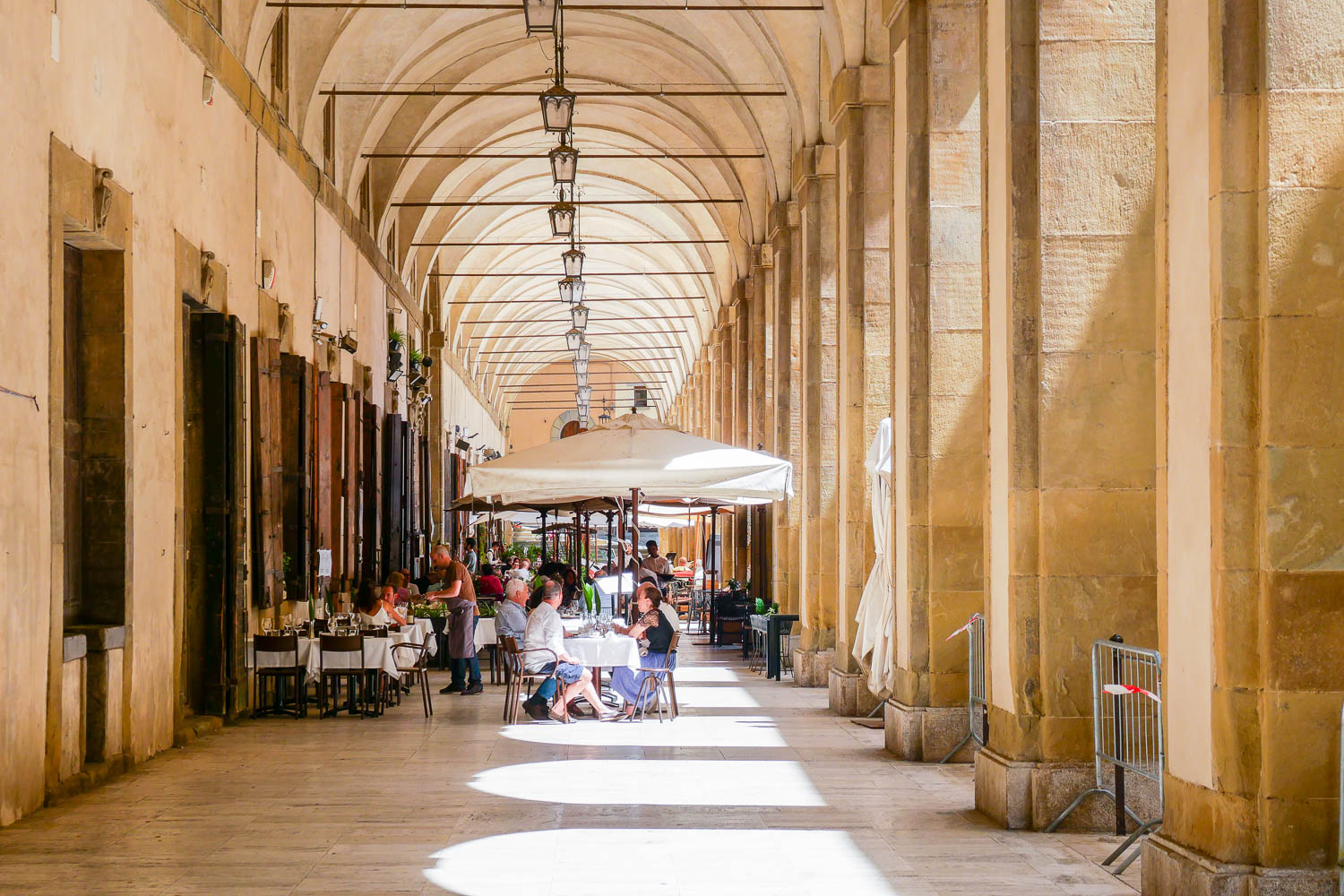 Arcades à Arezzo Italie