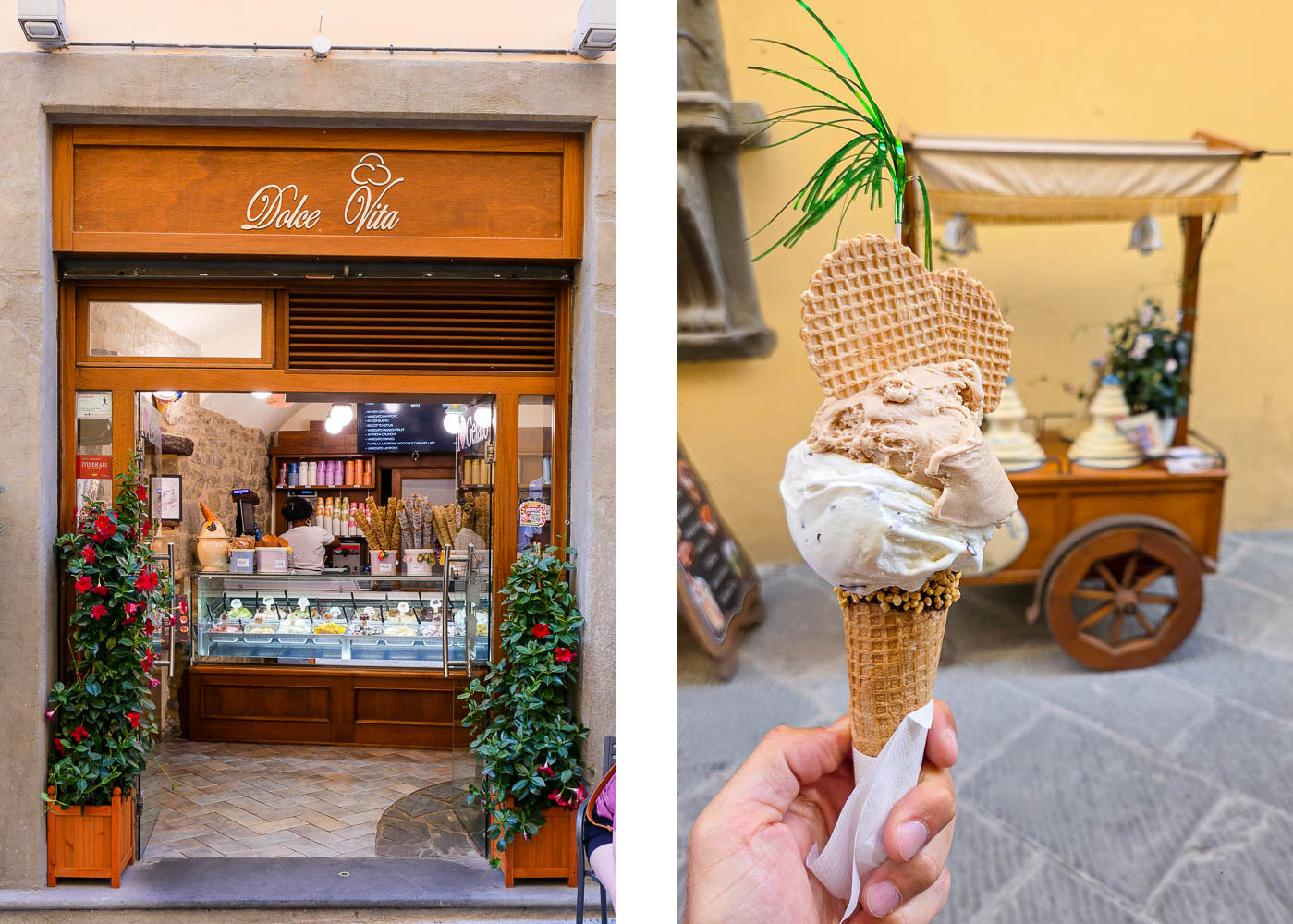 Glacier Dolce Vita à Cortona Italie